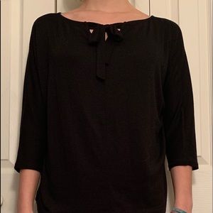 Black tie top from the Loft